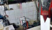 Presunta fuga de gas provoca incendio en el mercado Mutualista y una persona herida