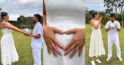 Lisbeth Aranda y Chicho Vogliotti revelan el género de su bebé en una emotiva celebración