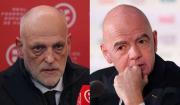 Presidente del fútbol español pide la renuncia de Infantino