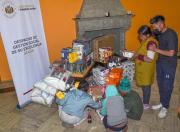 Familia que perdió su vivienda en un incendio en El Alto, recibe apoyo del Despacho de Gestión Social