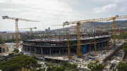 El Barcelona lamenta la muerte de un trabajador en las obras del Camp Nou