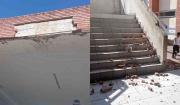 Caída de ladrillos en un colegio deja cuatro estudiantes heridos en la capital cruceña