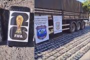 Cocaína presuntamente boliviana hallada en Paraguay tenía sellos del Mundial 2026