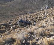 Tragedia en la ruta a Santiago de Chuvica: un muerto y tres heridos tras embarrancamiento de una vagoneta
