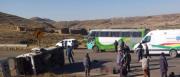 Cuatro muertos y cinco heridos deja vuelco de un vehículo en la carretera La Paz–Oruro