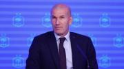 Flamante seleccionador: Zidane fue presentado por la Federación de Francia