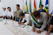 Bolivia y Brasil acuerdan impulsar la integración vial y aérea entre la Chiquitania y Mato Grosso
