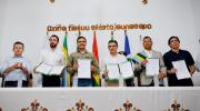 Bolivia y Brasil sellan acuerdos para impulsar un corredor vial y una conexión aérea entre la Chiquitania y Mato Grosso