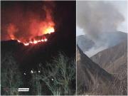 Voraz incendio se expande en Sapahaqui; vecinos exigen intervención
