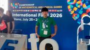 Estudiante tarijeño representa a Bolivia en campeonato internacional de matemáticas en Italia