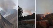 La Paz: Reportan incendio forestal en Sapahaqui y vecinos piden apoyo para frenar su avance
