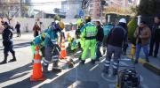 Alcaldía inicia el retiro de la ciclovía en la zona Sur