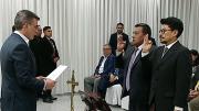 Aramayo asume como ministro de la Presidencia y Héctor Huanca como canciller