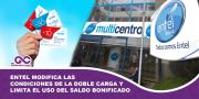 Entel modifica las condiciones de la doble carga y restringe el uso del saldo bonificado