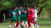 Escándalo en la Liga Sub-15: jugadores de Guabirá y Oriente se van a los golpes en pleno partido