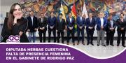 Diputada Herbas cuestiona la falta de presencia femenina en el gabinete del presidente Paz