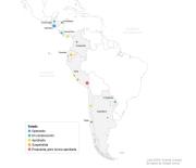 Mapa de las megacárceles de América Latina
