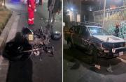 Fallece una persona tras el choque de motocicleta contra una camioneta en la avenida del Poeta