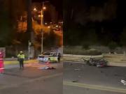 Motocicleta impactó contra un vehículo de Mi Teleférico dejando una persona fallecida y otra herida en la avenida Del Poeta