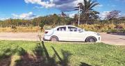 Encuentran un auto con características similares al usado en el asesinato de un extranjero en Santa Cruz