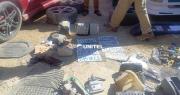 Hallan un vehículo robado, autopartes y placas en una vivienda de la zona sur de La Paz