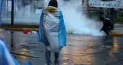 Protesta contra proyecto de Milei sobre propiedad privada termina con represión policial