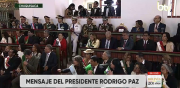 Paz plantea una nueva gobernabilidad basada en acuerdos entre instituciones y no entre líderes políticos