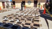 Fuerza antidroga decomisa e incinera 1,8 toneladas de cocaína líquida en botellas de vinagre