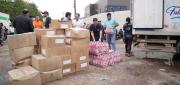 GOBIERNO ENTREGA AYUDA A DAMNIFICADOS POR EL INCENDIO EN BARRIO LINDO