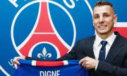 El defensor francés Lucas Digne regresa al PSG tras su paso por Aston Villa