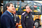 Inauguran rutas de Puma Katari que conectan con estación del teleférico en la zona Sur
