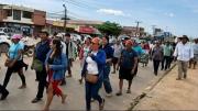 San Julián marcha en protesta por la escasez de combustible