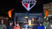 Bus contratado para trasladar al São Paulo en Bolivia es detenido con marihuana