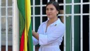 Paz salta el protocolo para que la gobernadora de Pando tome la palabra en Guayaramerín