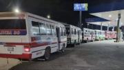 El transporte público opera al 50% por falta de diésel y evalúa medidas de presión
