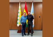 JP Velasco se reúne con el alcalde de Cochabamba, Manfred Reyes Villa