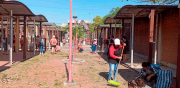Realizan minga para reactivar el Paseo Artesanal de Montero