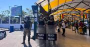 Plan de seguridad: Militares resguardan la Terminal Bimodal de Santa Cruz