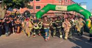 ¡Por una noble causa!, se realizó la carrera en apoyo a los bomberos voluntarios