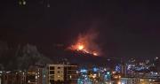 Reportan un incendio forestal en la zona sur de La Paz