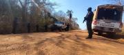San Matías: dos sospechosos huyen de la Policía y abandonan municiones de grueso calibre