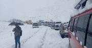 Nevadas obligan a suspender el tránsito en varios tramos de la Red Vial Fundamental