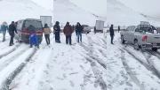 Suspenden salidas de buses de Cochabamba hacia el occidente por intensas nevadas