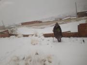 Defensa Civil asiste a familias afectadas por la nevada en Potosí