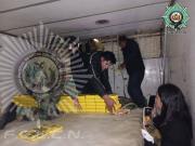 FELCN incauta 360 paquetes de cocaína ocultos en un compartimento secreto de un camión frigorífico