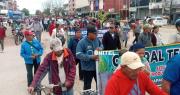 Sectores sociales marchan en Yapacaní en rechazo al incremento del precio del diésel para Gracos