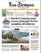 Portadas de los periódicos de Bolivia del jueves 20 de agosto del 2026