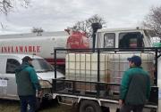 Intervienen un domicilio en Santa Cruz y decomisan más de 3.500 litros de diésel