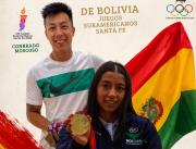 Moscoso y Quispe serán los abanderados de Bolivia en los Juegos Suramericanos