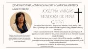 Josefina Vargas Mendoza de Peña